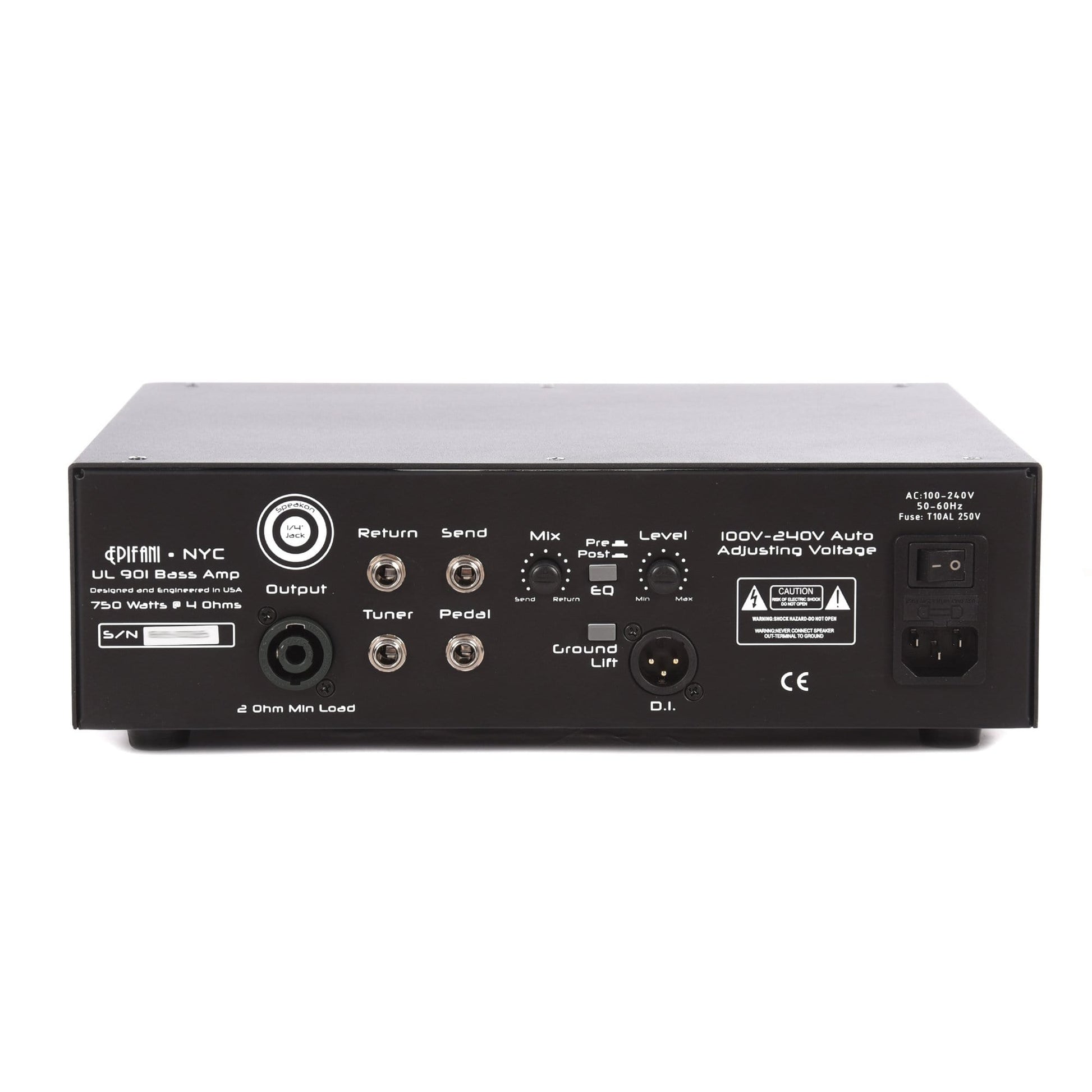 Epifani UL-901 750W Bass Head 4 Ohms USED Amps / Bass Heads