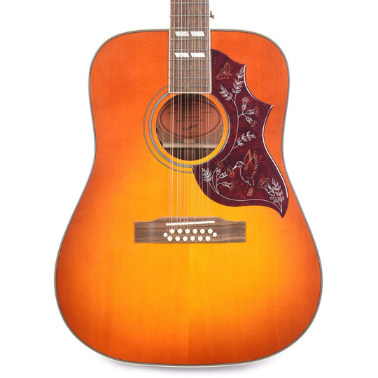 Epiphone Inspired by Gibson Hummingbird 12-String Aged Cherry Sunburst Gloss w/Fishman Sonicore Acoustic Guitars / 12-String