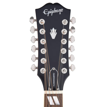 Epiphone Inspired by Gibson Hummingbird 12-String Aged Cherry Sunburst Gloss w/Fishman Sonicore Acoustic Guitars / 12-String