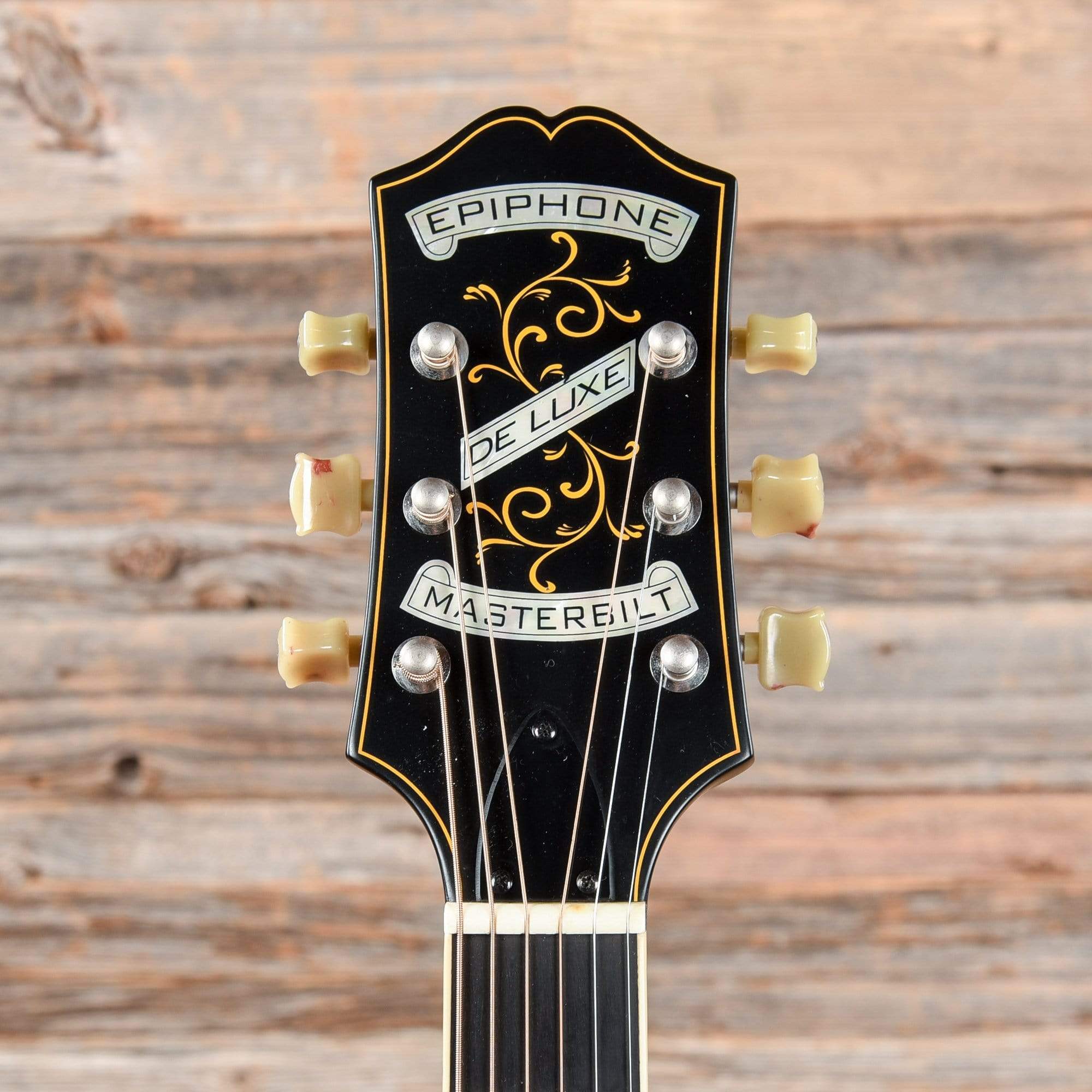 Epiphone Masterbilt Century Collection De Luxe (Round Hole) Vintage Sunburst Acoustic Guitars / Archtop