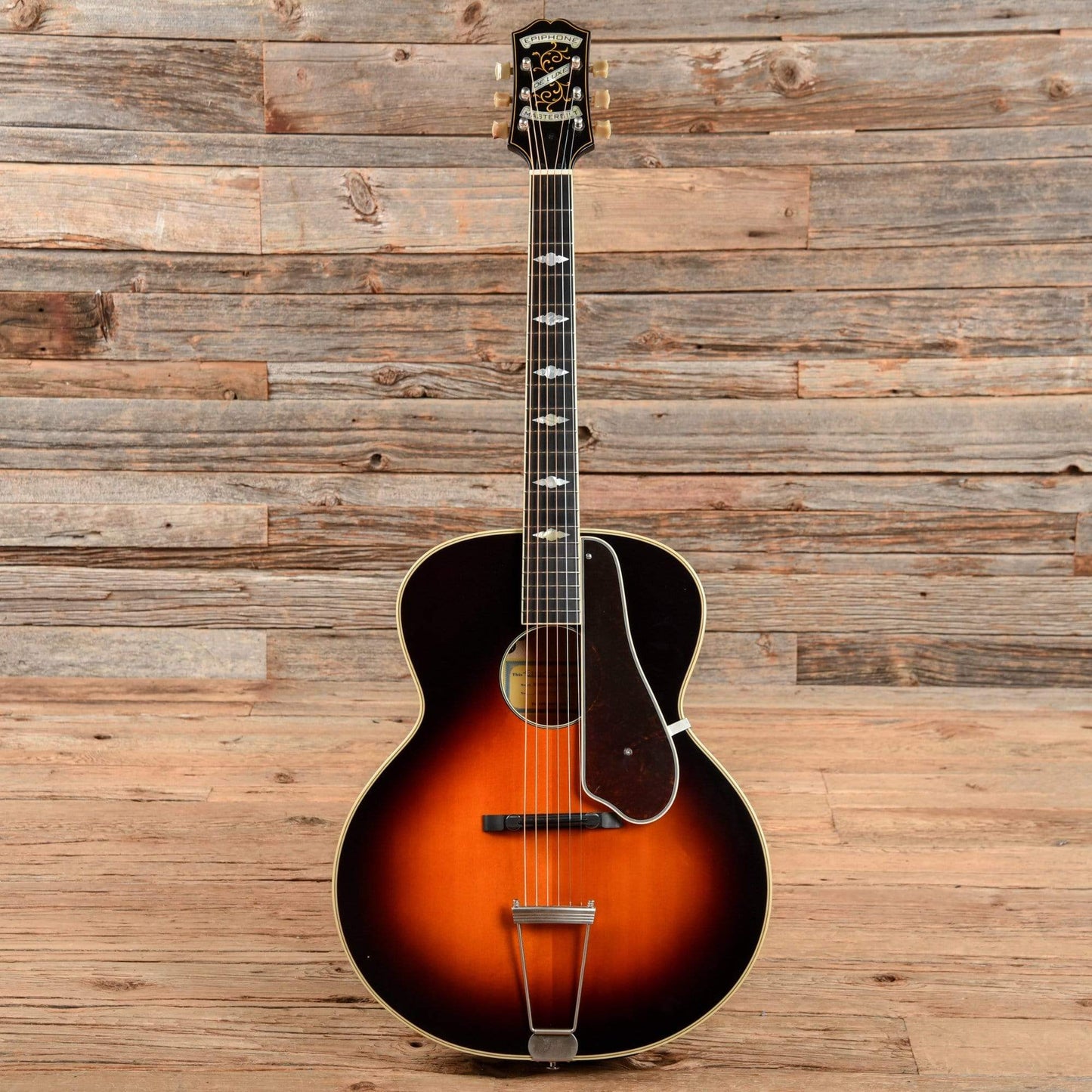 Epiphone Masterbilt Century Collection De Luxe Vintage Sunburst 2017 Acoustic Guitars / Archtop