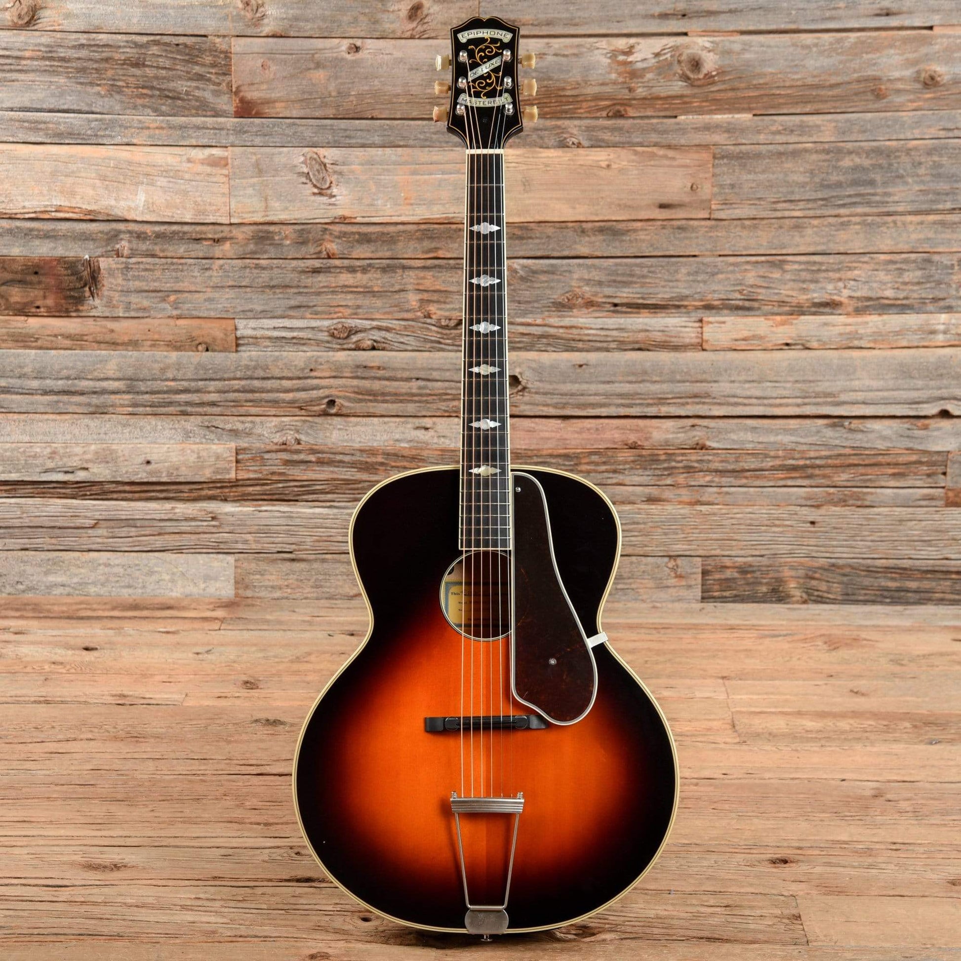 Epiphone Masterbilt Century Collection De Luxe Vintage Sunburst 2017 Acoustic Guitars / Archtop