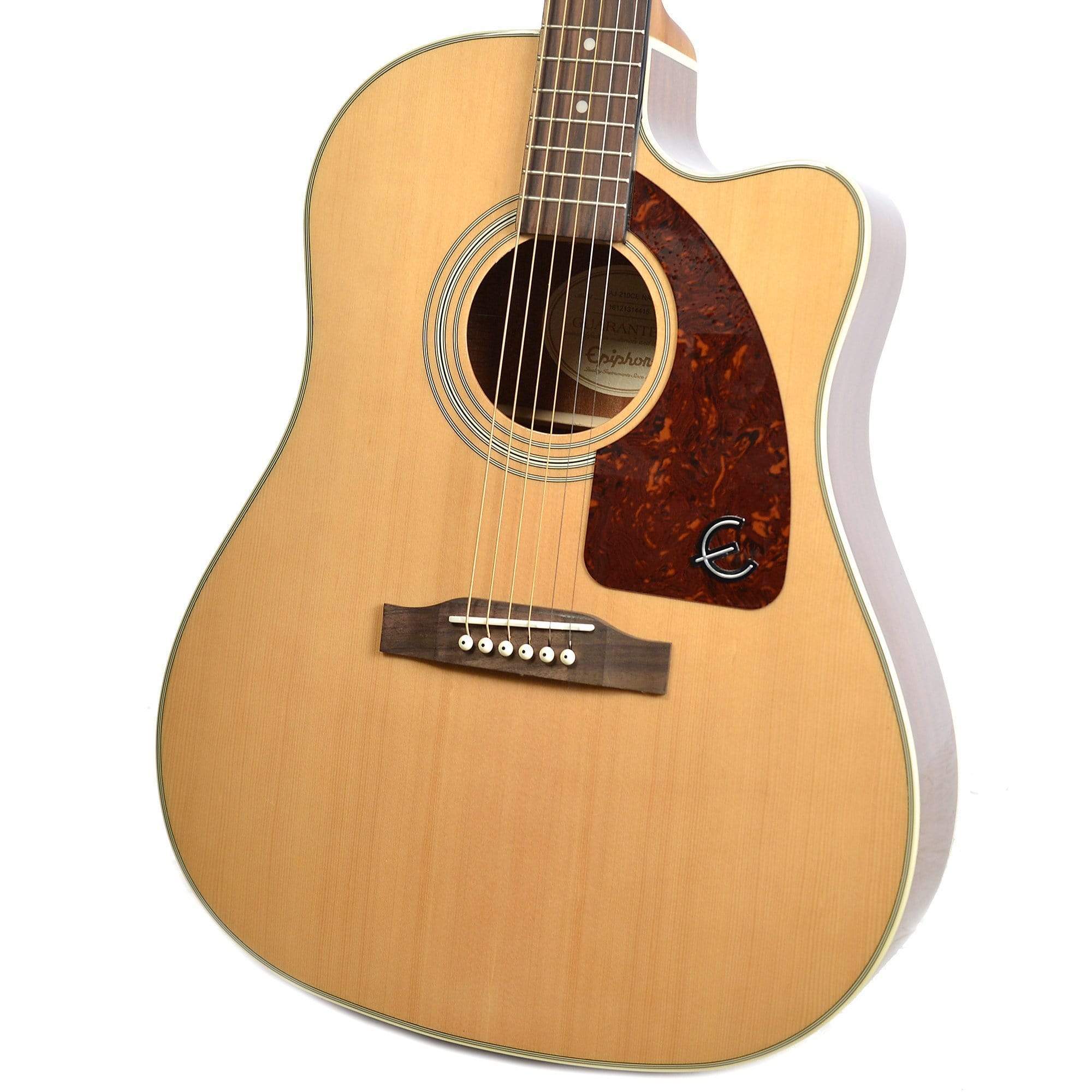 Epiphone AJ-210CE Outfit Natural Acoustic Guitars / Built-in Electronics