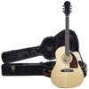 Epiphone AJ-220SCE Acoustic-Electric Natural NH and Epiphone Hardshell Case Bundle Acoustic Guitars / Built-in Electronics