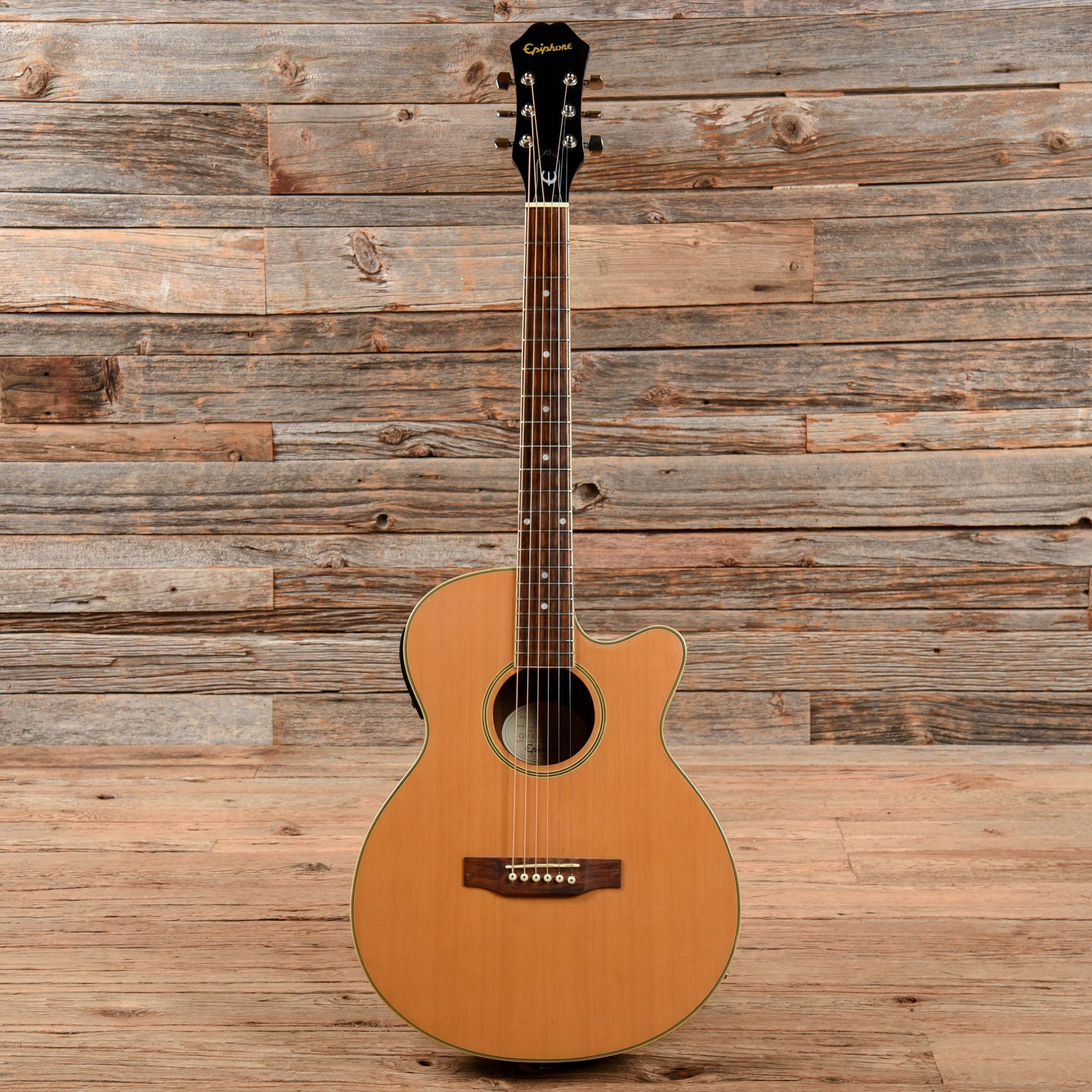 Epiphone Epiphone PR 4E Acoustic Electric Guitar Natural Chicago Epiphone Epiphone PR 4E Acoustic Electric Guitar Natural Chicago