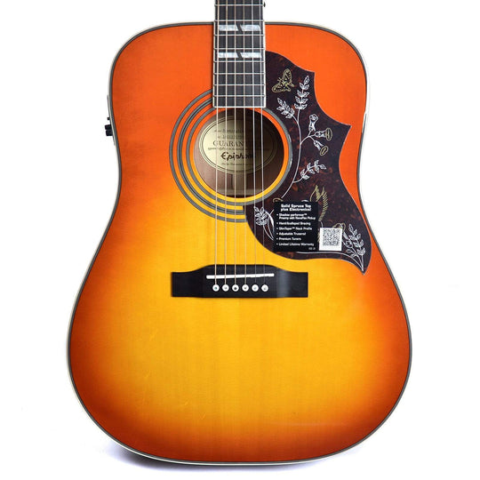 Epiphone Hummingbird Pro Acoustic-Electric Faded Cherry w/Shadow ePerformer Acoustic Guitars / Built-in Electronics