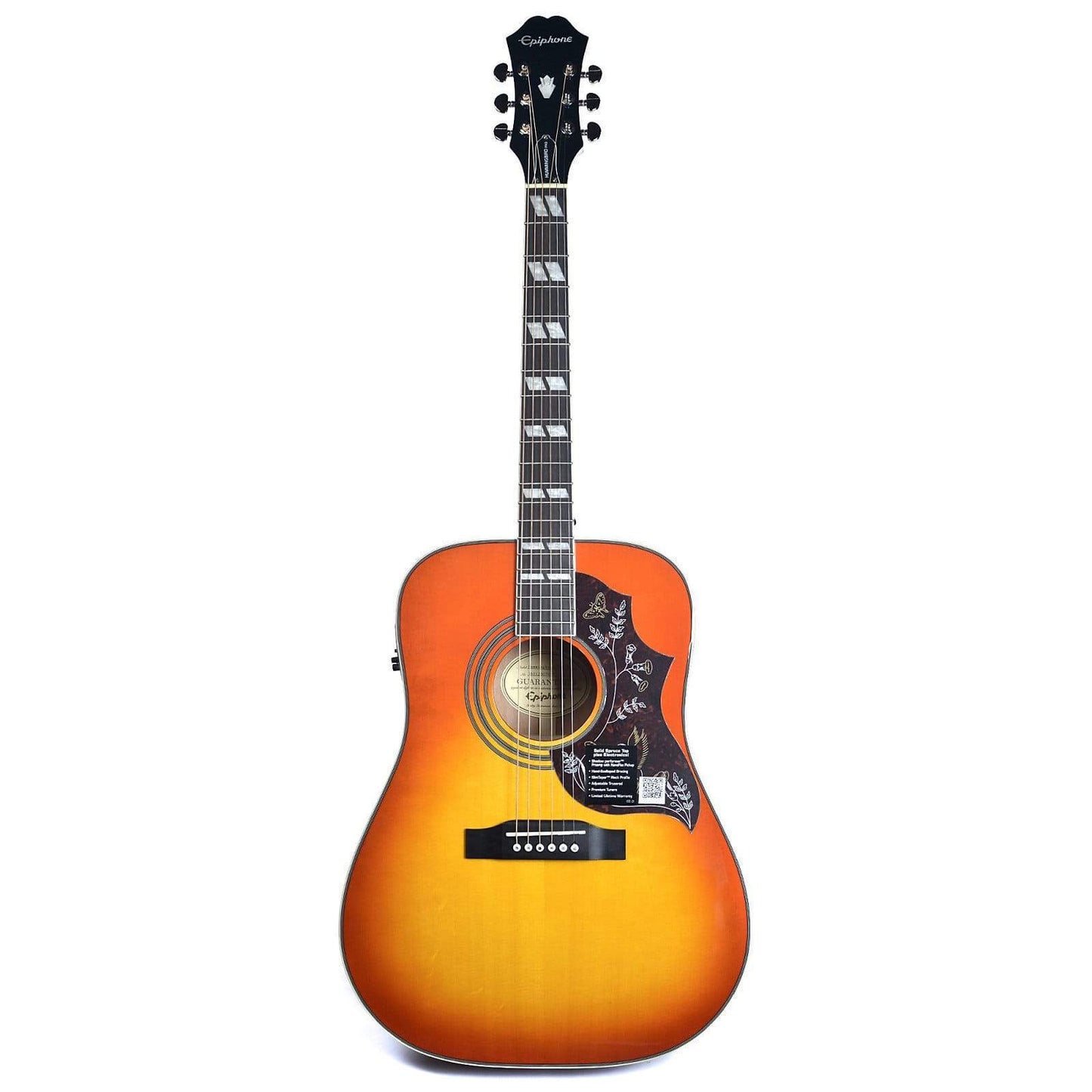 Epiphone Hummingbird Pro Acoustic-Electric Faded Cherry w/Shadow ePerformer Acoustic Guitars / Built-in Electronics