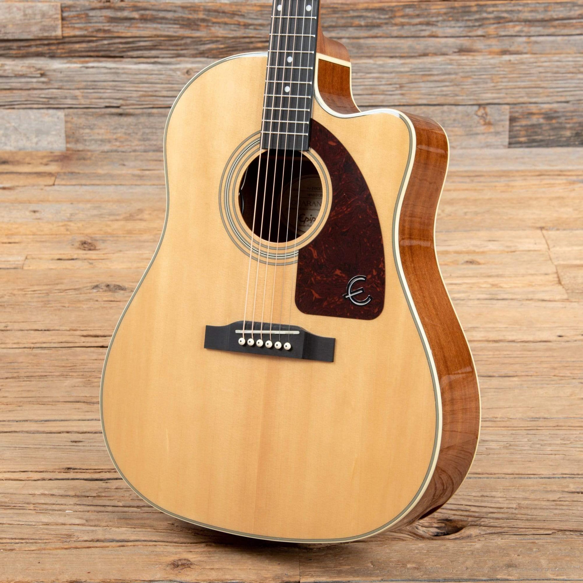 Epiphone AJ-210CE NA Natural 2018 Acoustic Guitars / Dreadnought