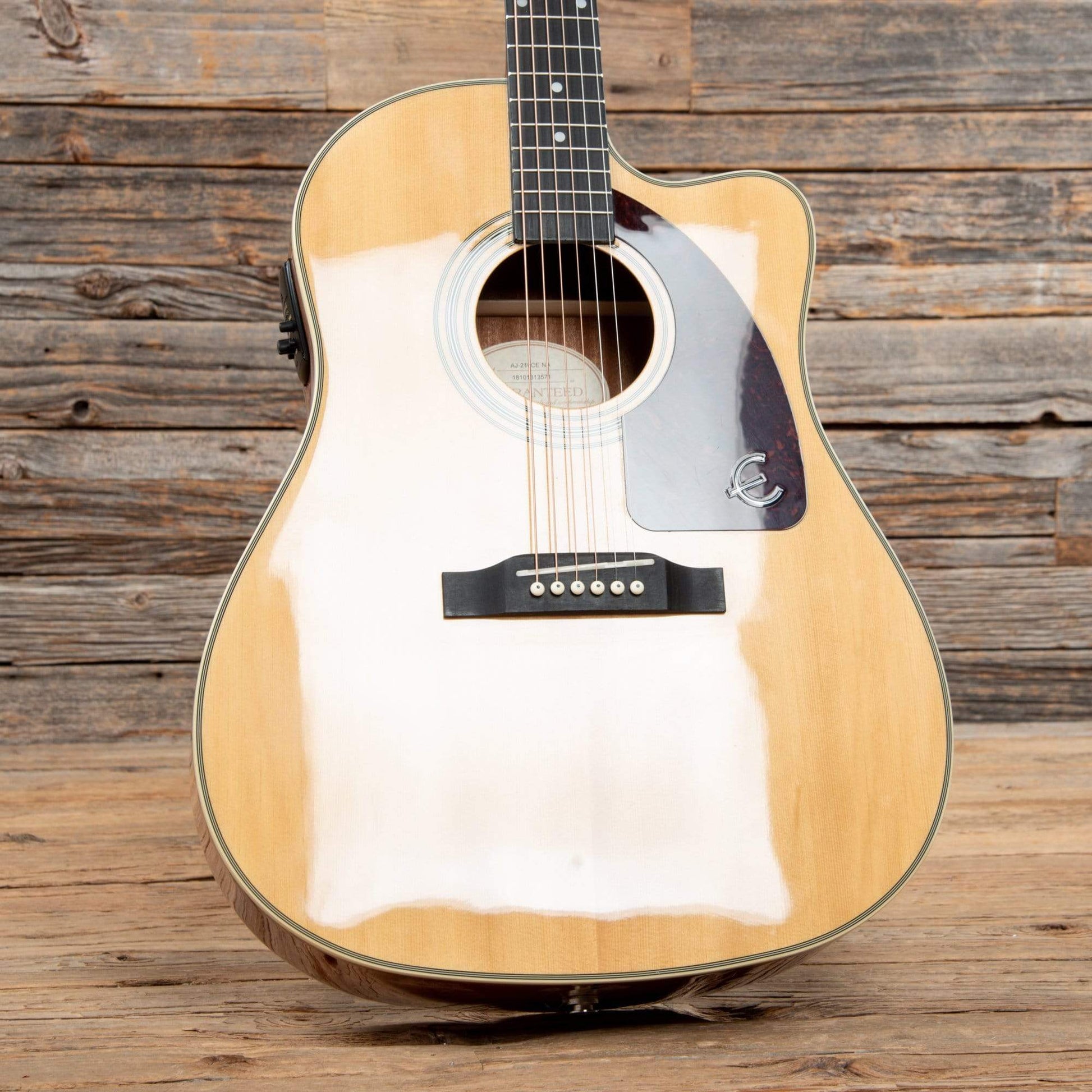 Epiphone AJ-210CE NA Natural 2018 Acoustic Guitars / Dreadnought