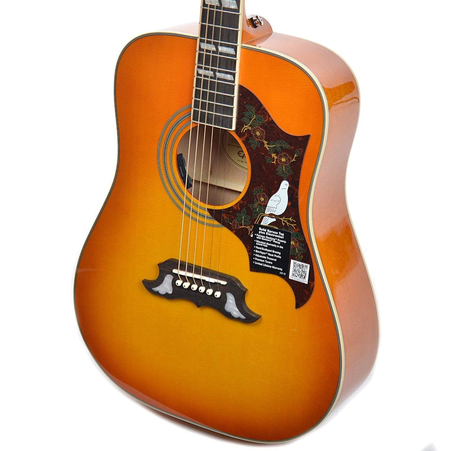 Epiphone Dove Pro Acoustic-Electric Violin Burst w/Fishman SoniTone Acoustic Guitars / Dreadnought