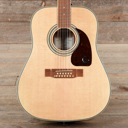 Epiphone DR-212 Dreadnought 12-String Acoustic Natural Acoustic Guitars / Dreadnought