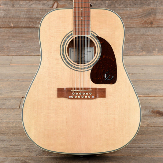 Epiphone DR-212 Dreadnought 12-String Acoustic Natural Acoustic Guitars / Dreadnought