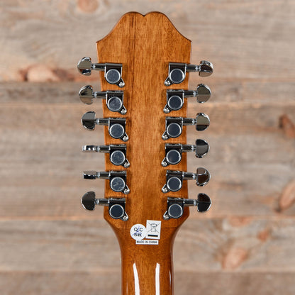 Epiphone DR-212 Dreadnought 12-String Acoustic Natural Acoustic Guitars / Dreadnought