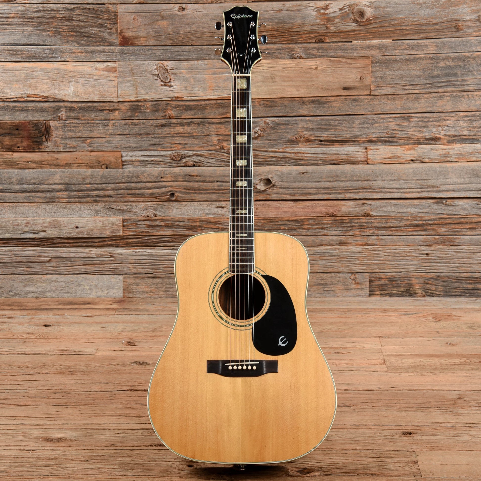 Epiphone FT-146 Natural 1970s Acoustic Guitars / Dreadnought