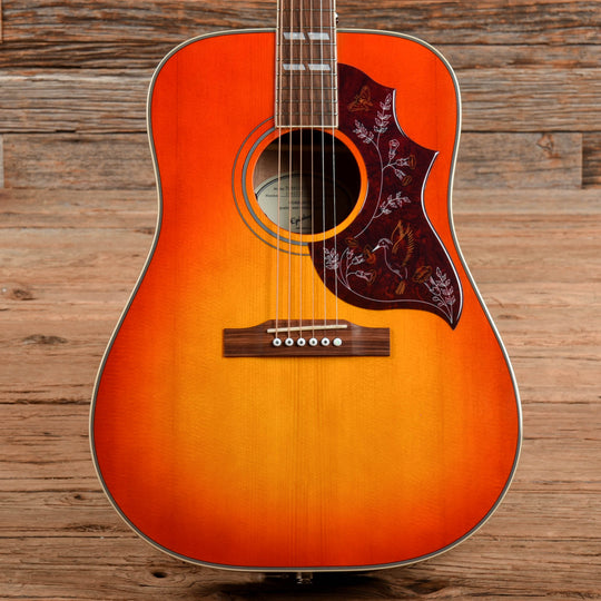 Epiphone Hummingbird Pro Cherry Sunburst Acoustic Guitars / Dreadnought