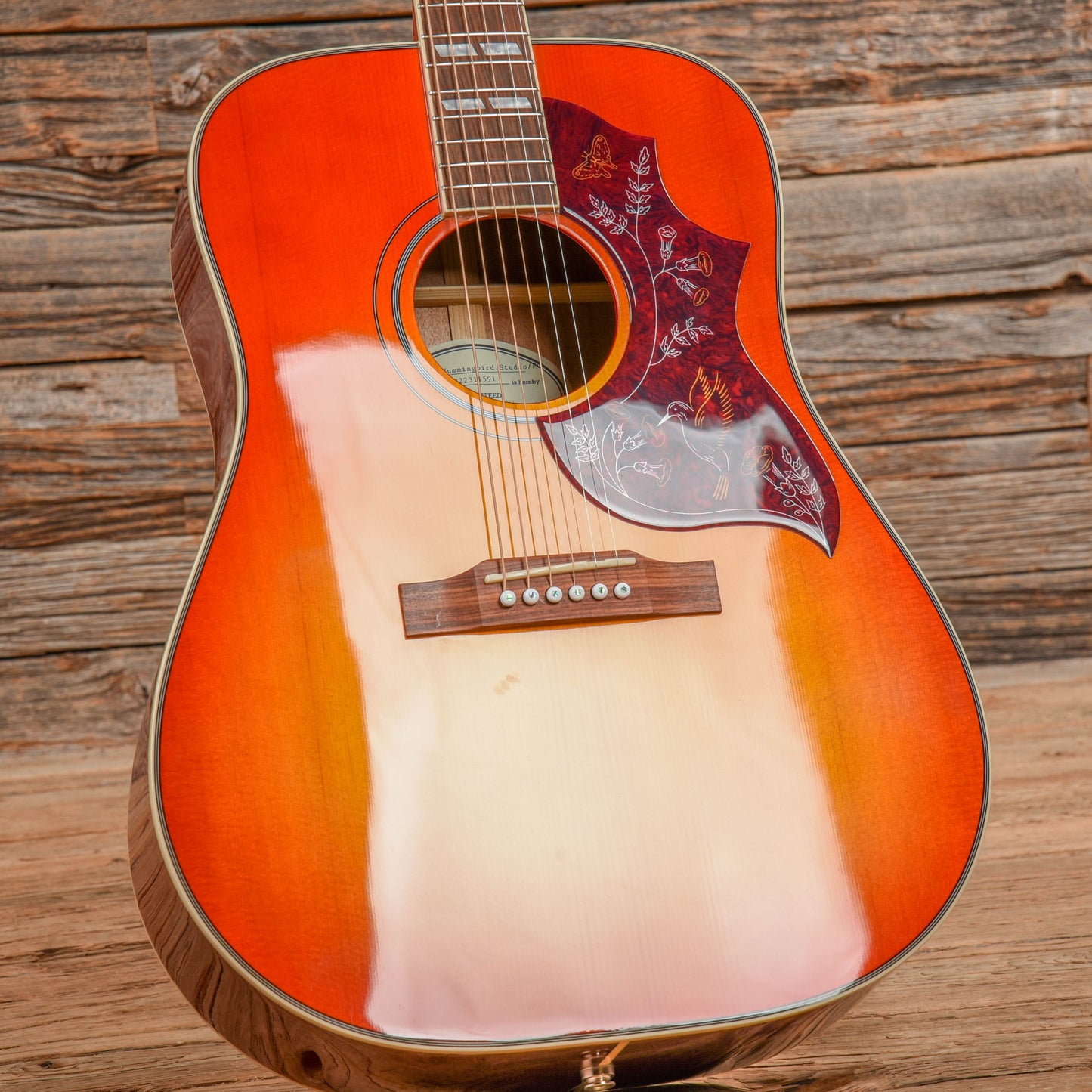 Epiphone Hummingbird Pro Cherry Sunburst Acoustic Guitars / Dreadnought