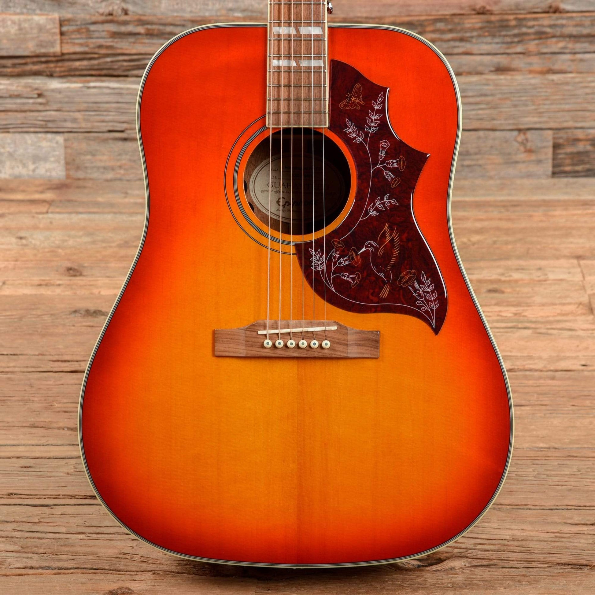 Epiphone Hummingbird PRO Faded Cherry Sunburst 2020 Acoustic Guitars / Dreadnought