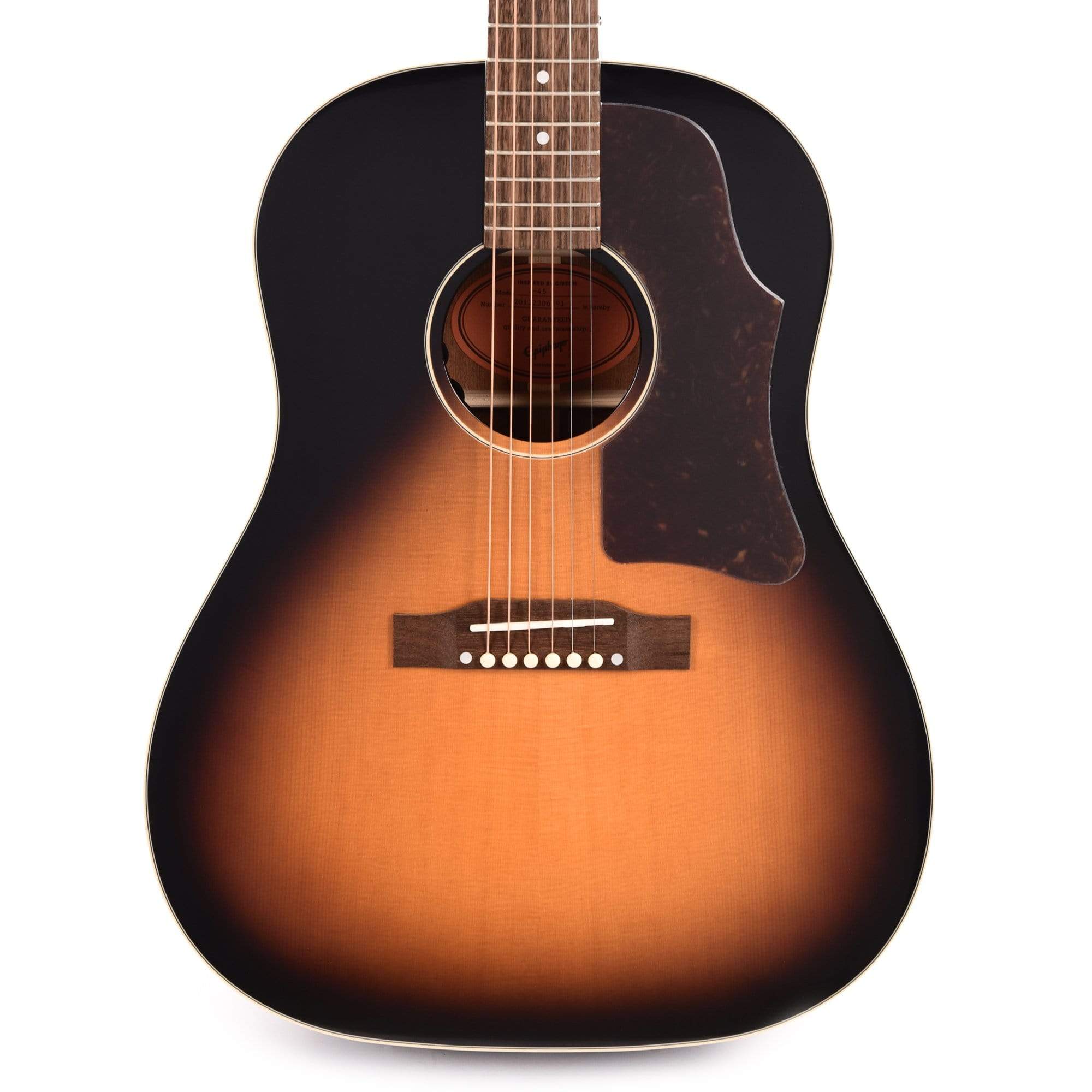 Epiphone Inspired by Gibson J-45 Aged Vintage Sunburst Gloss w/Fishman Sonicore Acoustic Guitars / Dreadnought