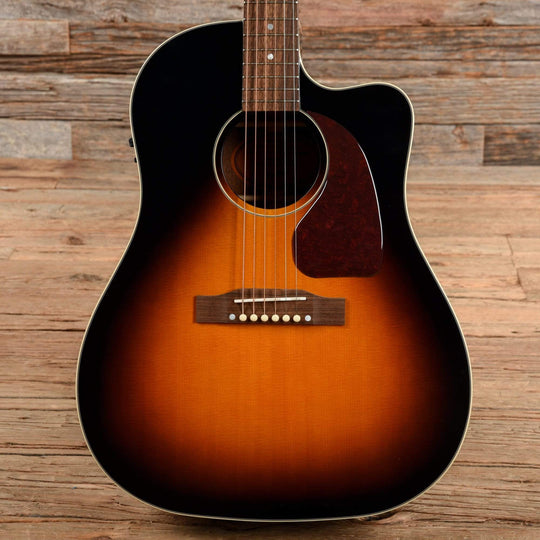 Epiphone Inspired by Gibson J-45 EC Aged Vintage Sunburst Gloss w/Fishman Sonicore Acoustic Guitars / Dreadnought