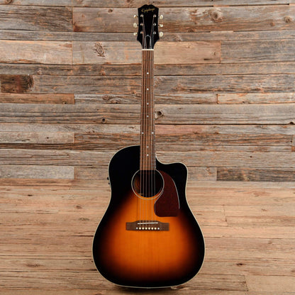 Epiphone Inspired by Gibson J-45 EC Aged Vintage Sunburst Gloss w/Fishman Sonicore Acoustic Guitars / Dreadnought
