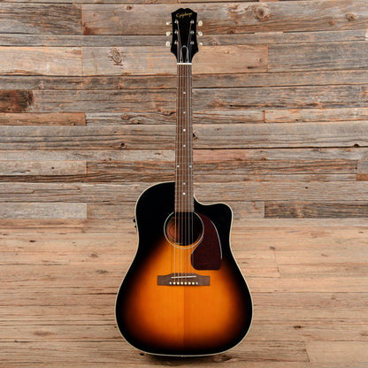 Epiphone Inspired by Gibson J-45 EC Aged Vintage Sunburst Gloss w/Fishman Sonicore Acoustic Guitars / Dreadnought