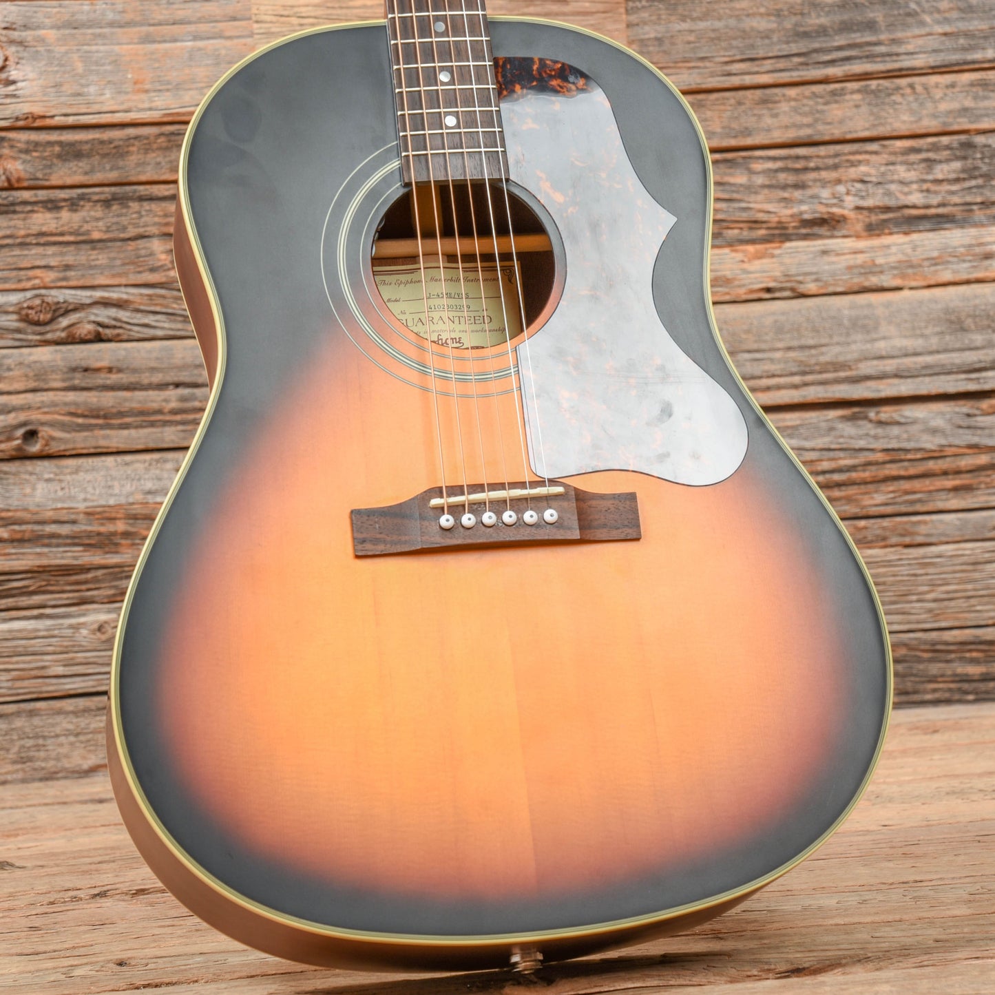 Epiphone Masterbilt AJ-45ME Dreadnought Sunburst Acoustic Guitars / Dreadnought