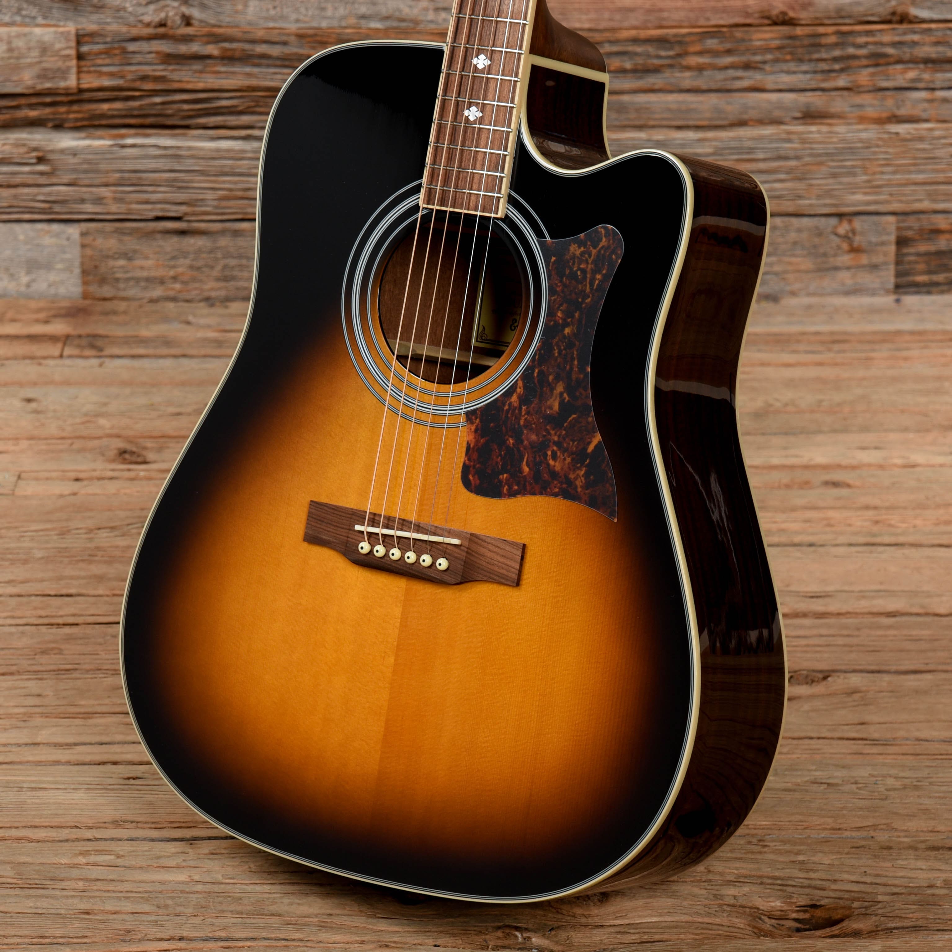 Epiphone Masterbilt DR-500MCE Acoustic/Electric Guitar Vintage Sunburst 2019 Acoustic Guitars / Dreadnought
