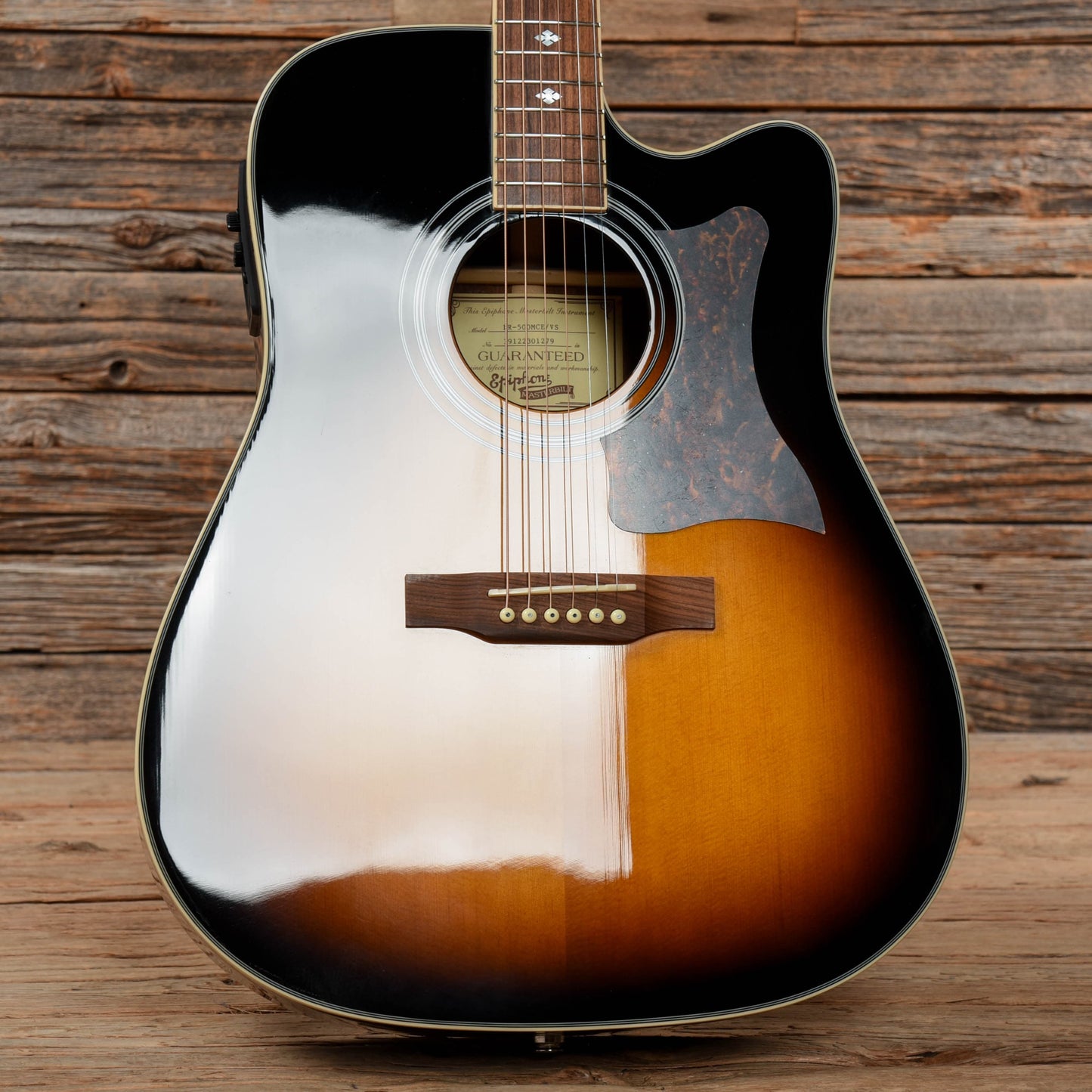 Epiphone Masterbilt DR-500MCE Acoustic/Electric Guitar Vintage Sunburst 2019 Acoustic Guitars / Dreadnought
