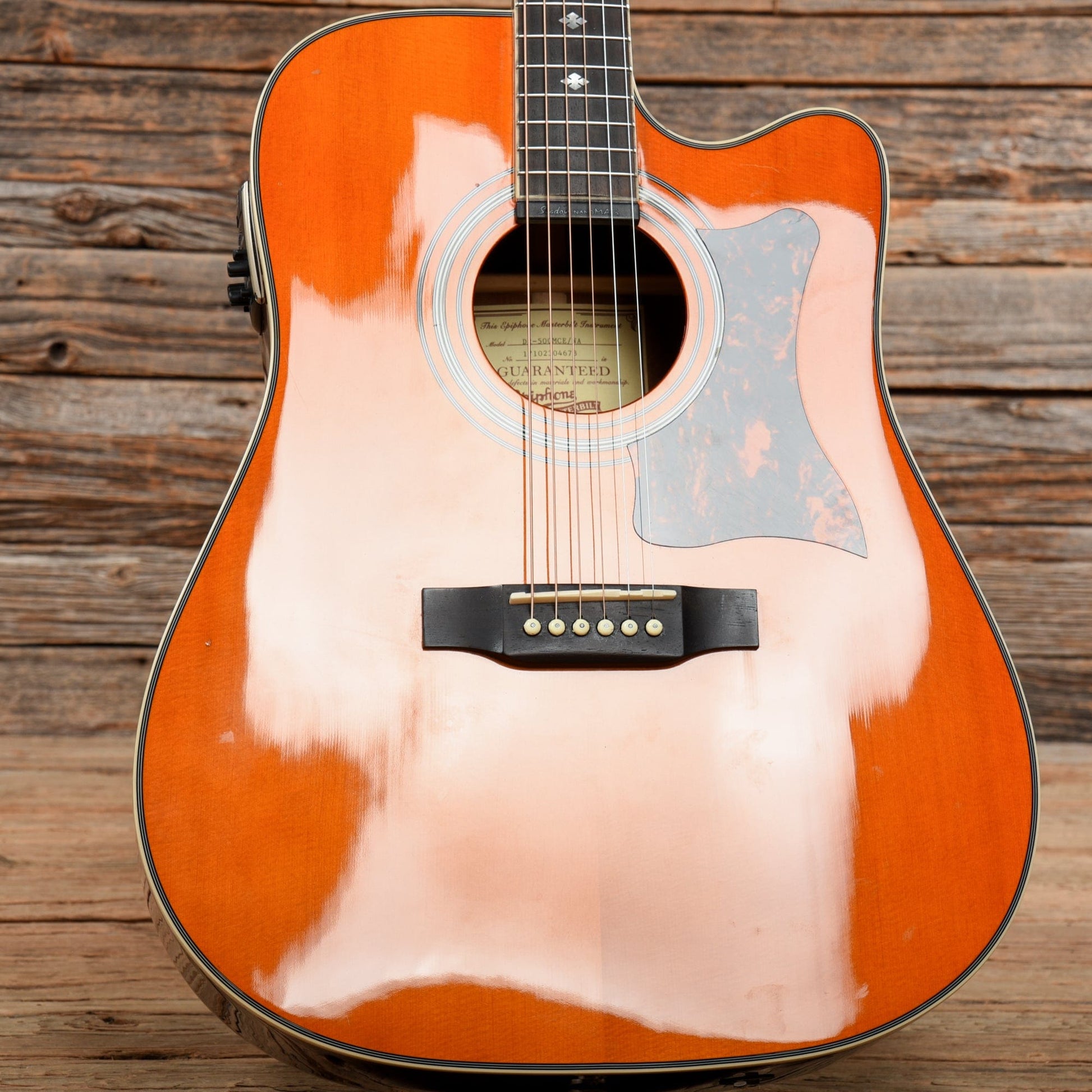 Epiphone Masterbilt DR-500MCE Natural 2017 Acoustic Guitars / Dreadnought