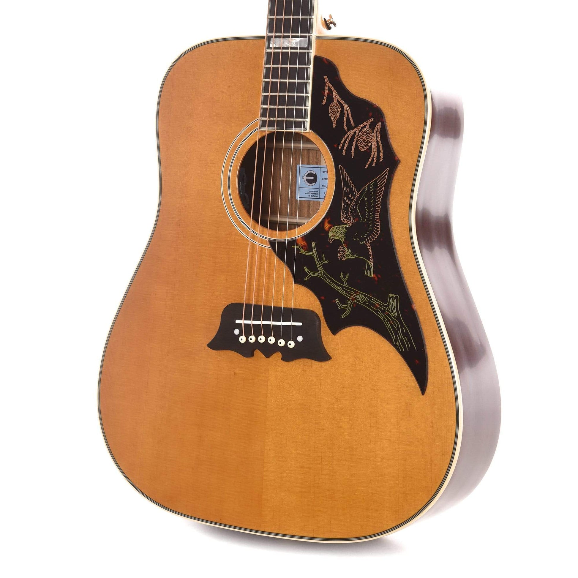 Epiphone Masterbilt Excellente FT-120 Antique Natural Aged w/Fishman Sonitone Acoustic Guitars / Dreadnought