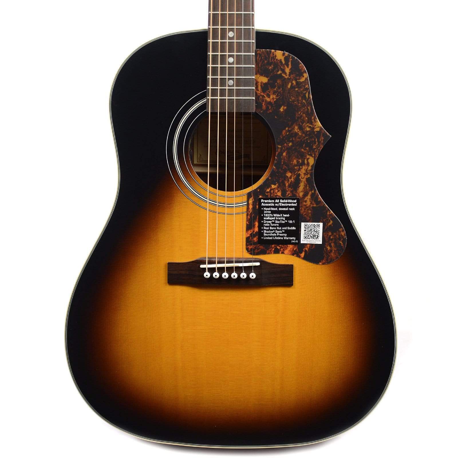 Epiphone Masterbilt J-45ME Sloped Shoulder Acoustic-Electric Vintage Sunburst Acoustic Guitars / Dreadnought