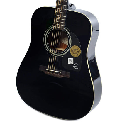 Epiphone PRO-1 Dreadnought Acoustic Ebony Acoustic Guitars / Dreadnought
