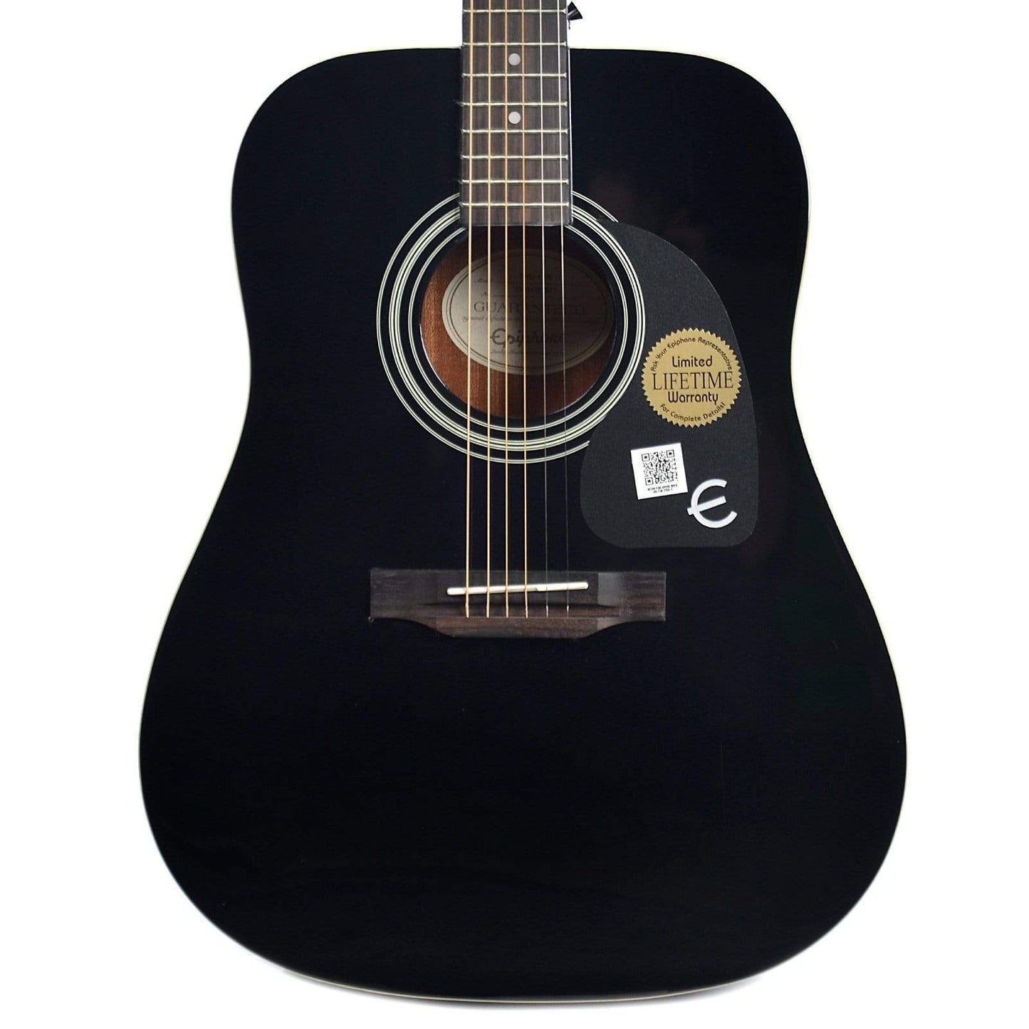 Epiphone PRO-1 Dreadnought Acoustic Ebony Acoustic Guitars / Dreadnought