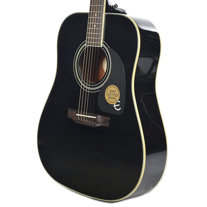 Epiphone PRO-1 Plus Dreadnought Acoustic Ebony CH Acoustic Guitars / Dreadnought
