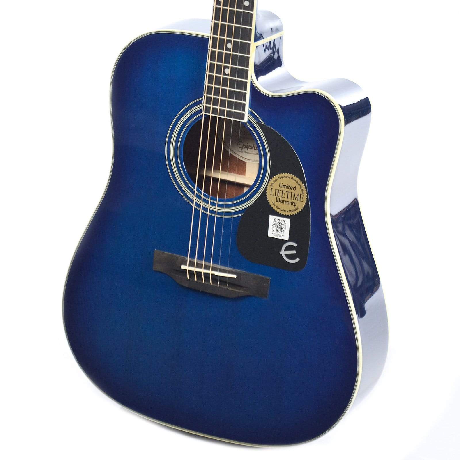 Epiphone PRO-1 Ultra Dreadnought Acoustic Trans Blue Acoustic Guitars / Dreadnought