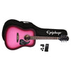 Epiphone Starling Acoustic Guitar Starter Pack Hot Pink Pearl Acoustic Guitars / Dreadnought