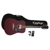 Epiphone Starling Acoustic Guitar Starter Pack Wine Red Acoustic Guitars / Dreadnought