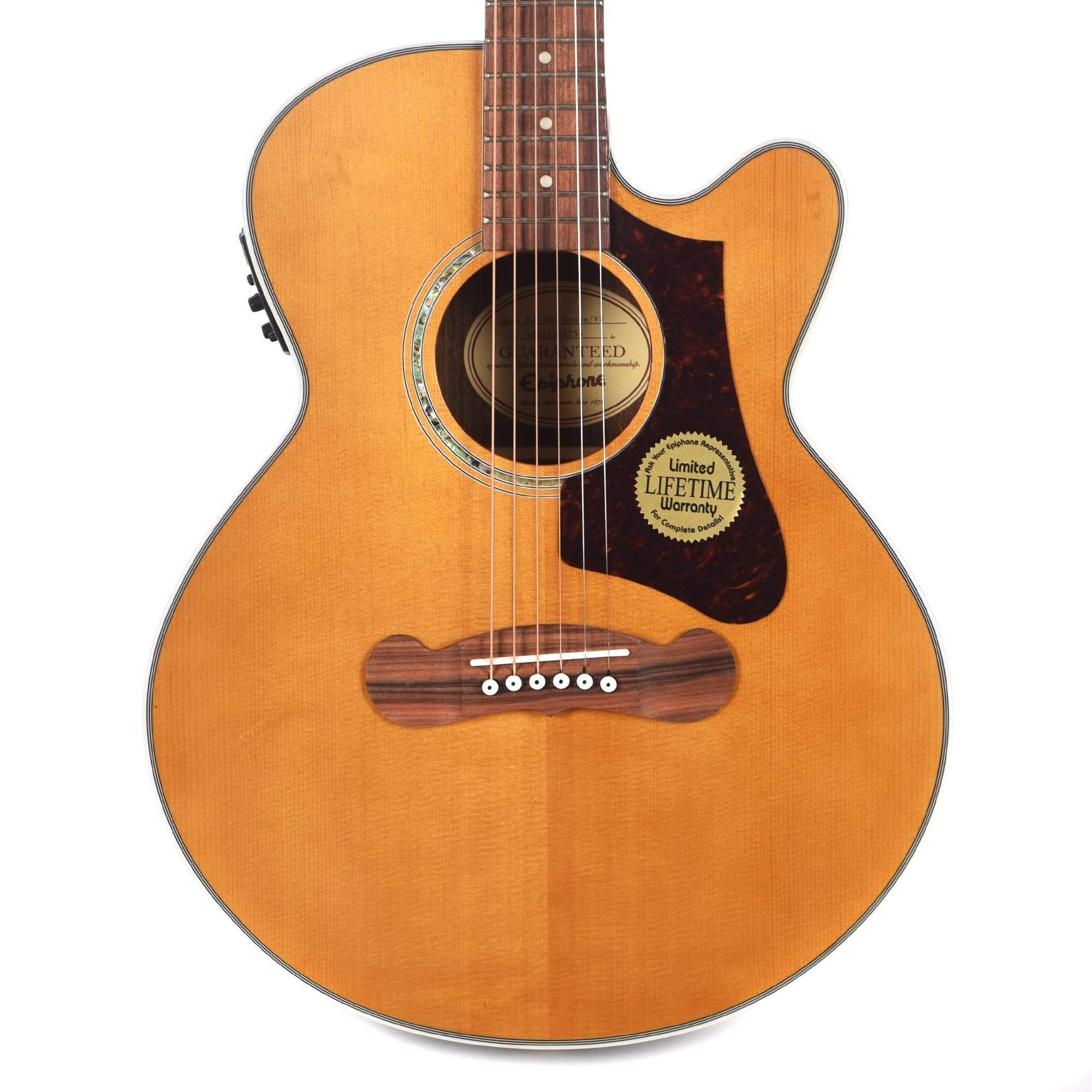 Epiphone EJ-200 Coupe Antique Natural Acoustic Guitars / Jumbo