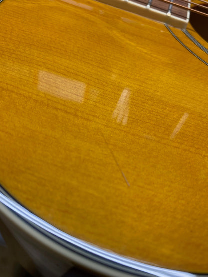 Epiphone EJ-200SCE Solid Top Vintage Natural Acoustic Guitars / Jumbo