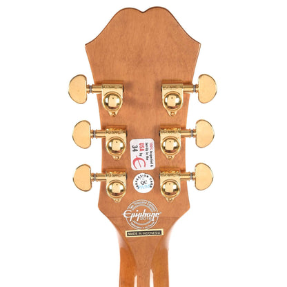 Epiphone EJ-200SCE Solid Top Vintage Natural Acoustic Guitars / Jumbo
