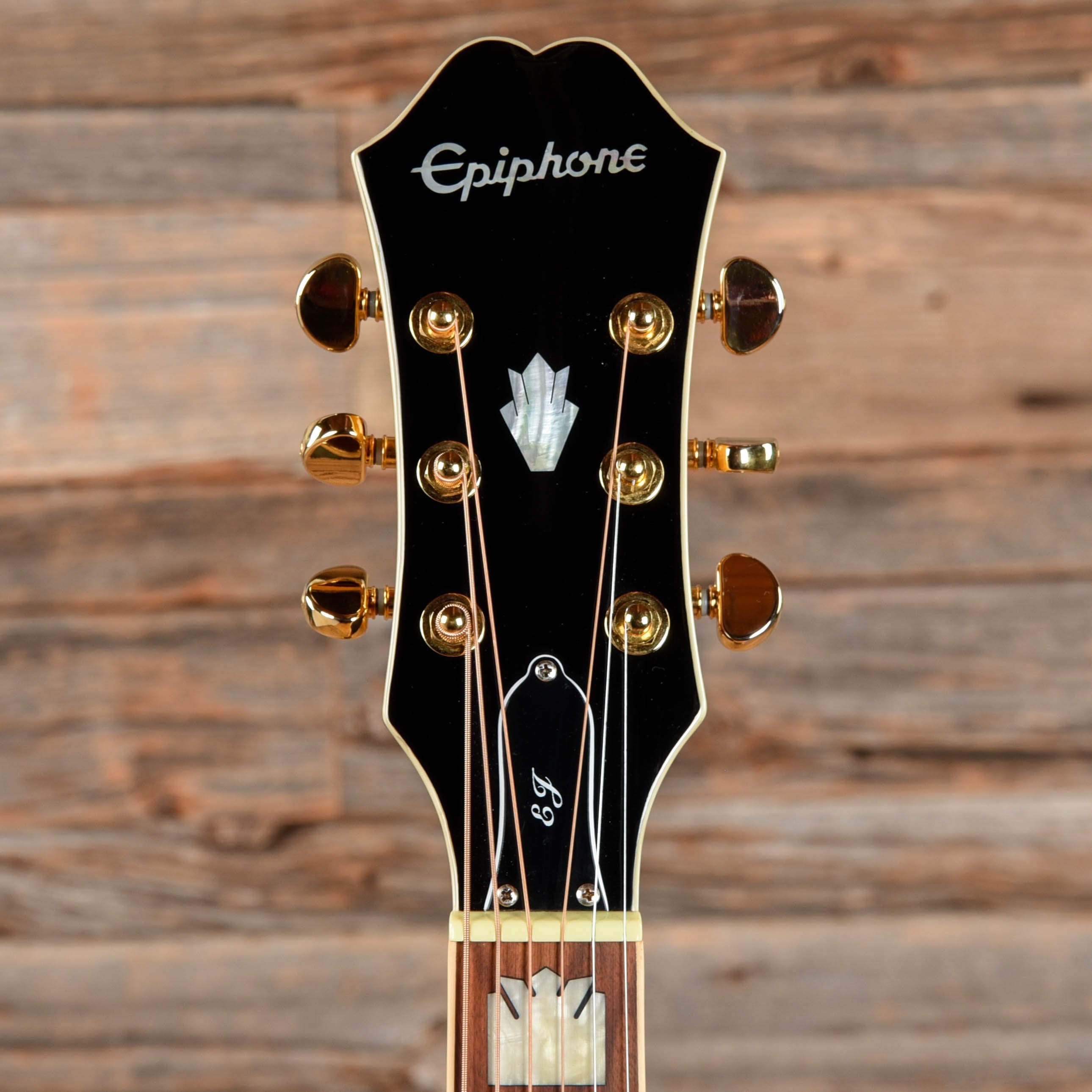 Epiphone EJ-200SCE Vintage Sunburst Acoustic Guitars / Jumbo