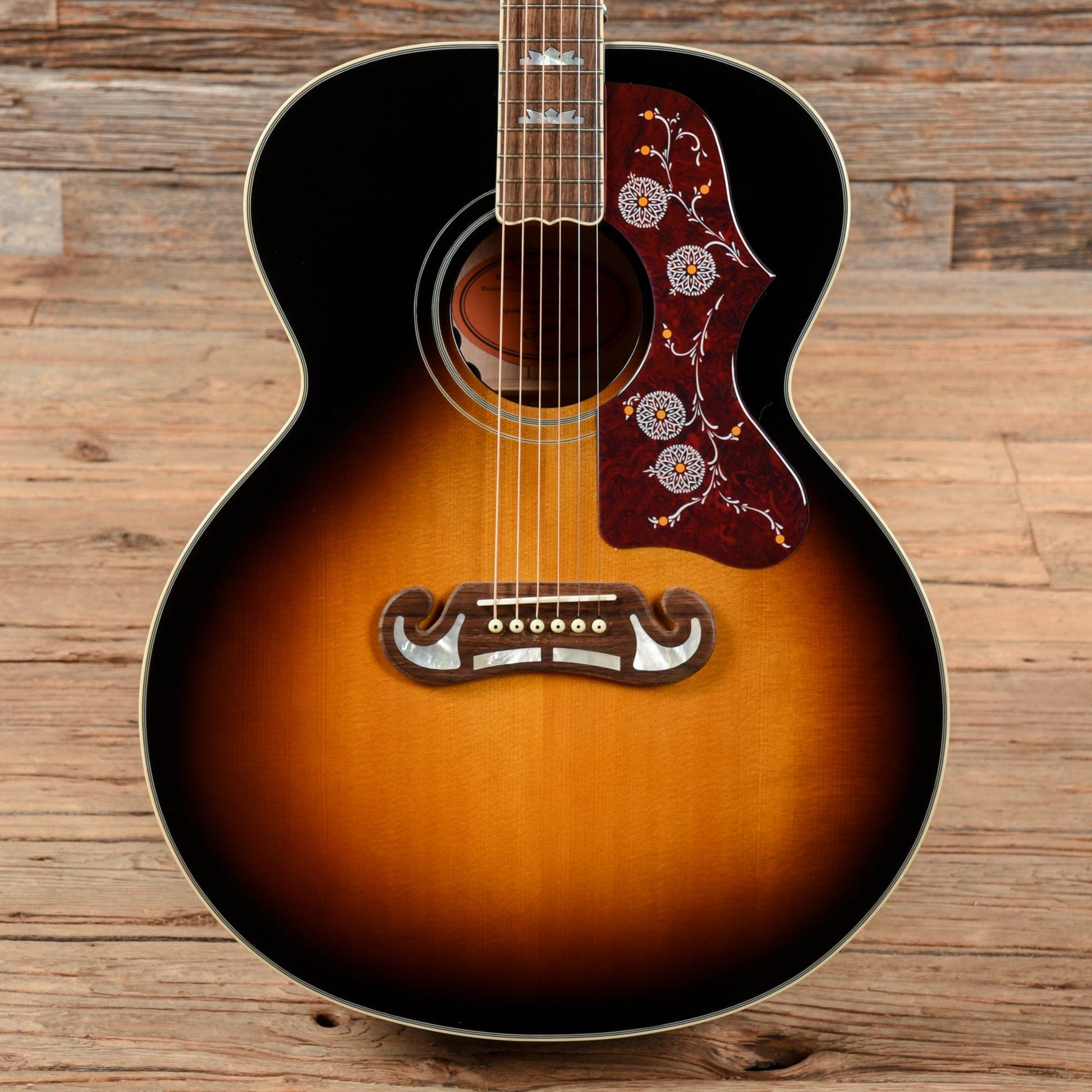 Epiphone J-200 Vintage Sunburst Acoustic Guitars / Jumbo