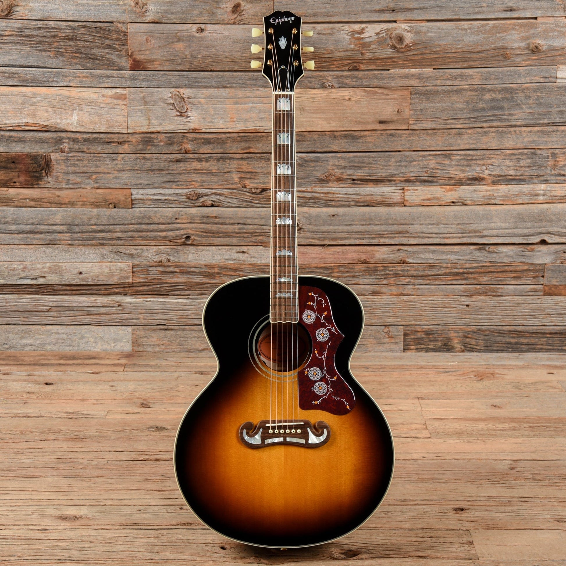 Epiphone J-200 Vintage Sunburst Acoustic Guitars / Jumbo