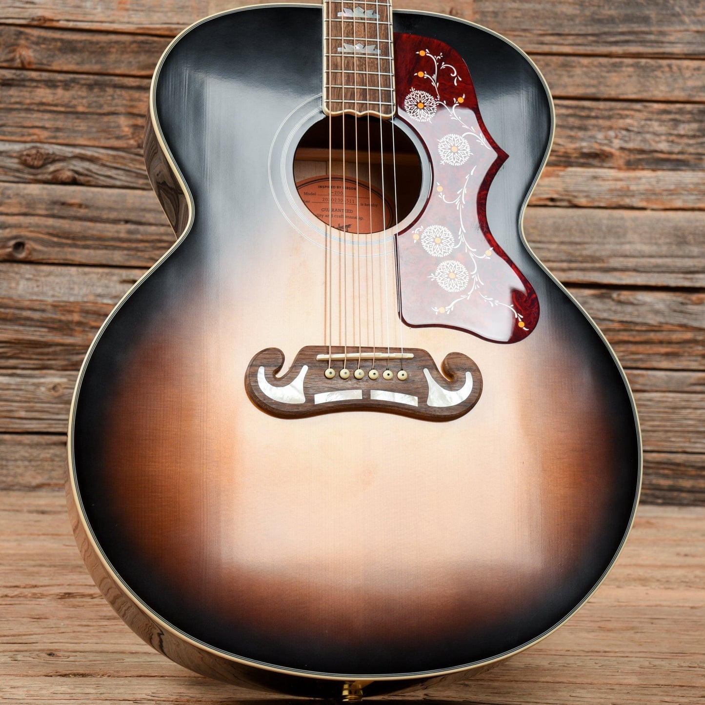 Epiphone J-200 Vintage Sunburst Acoustic Guitars / Jumbo