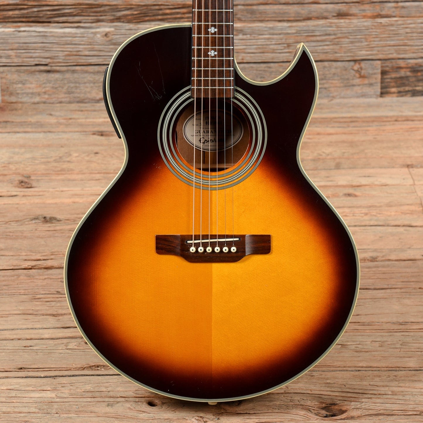 Epiphone PR5E Sunburst Acoustic Guitars / Jumbo