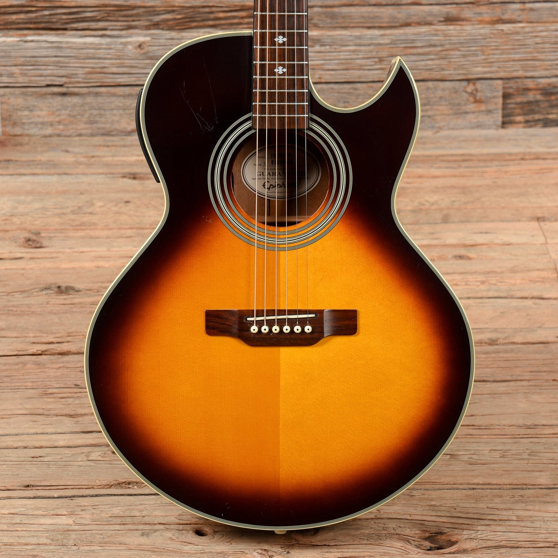 Epiphone PR5E Sunburst Acoustic Guitars / Jumbo