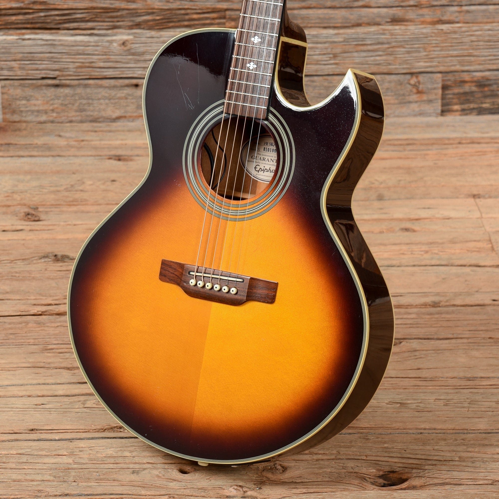 Epiphone PR5E Sunburst – Chicago Music Exchange