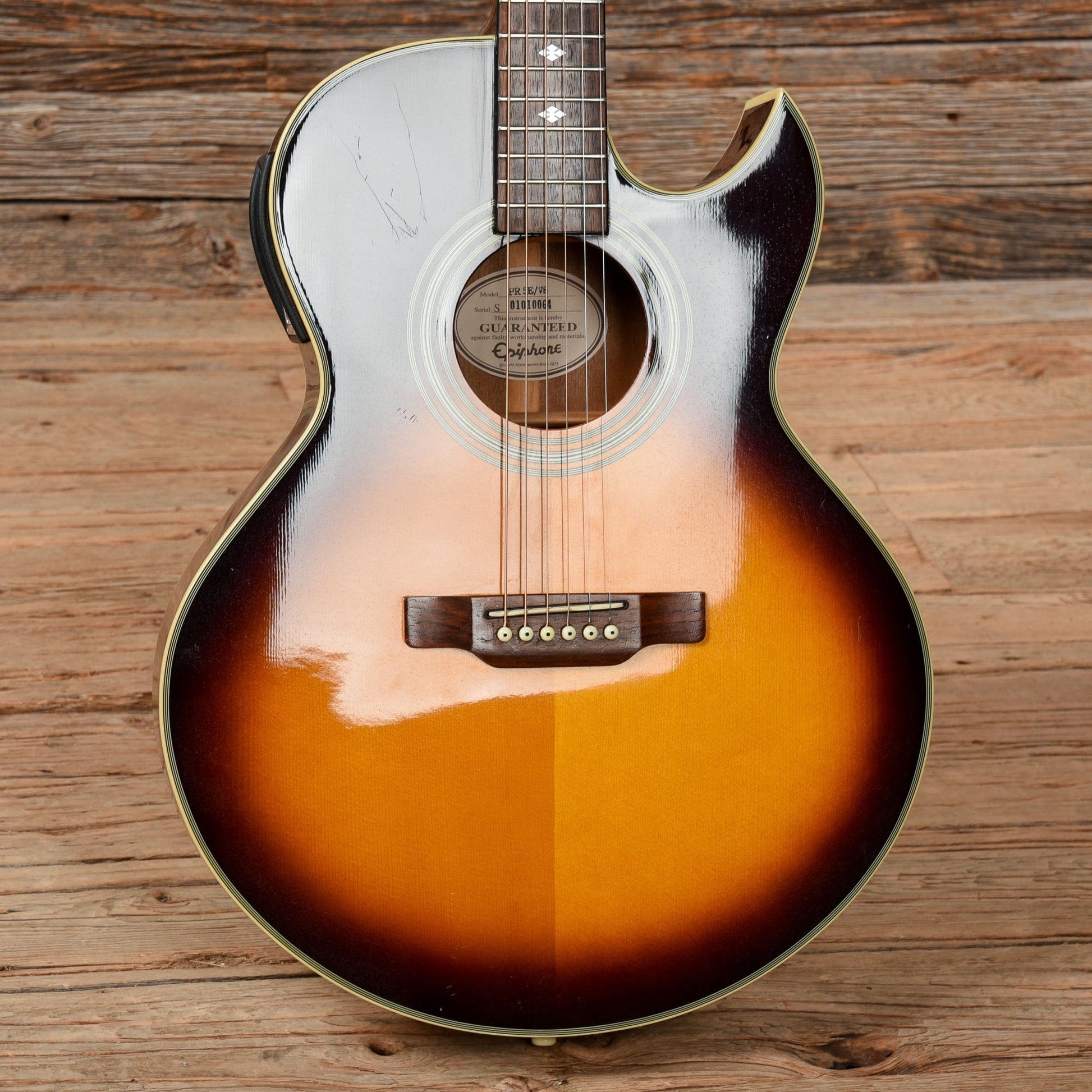 Epiphone PR5E Sunburst Acoustic Guitars / Jumbo