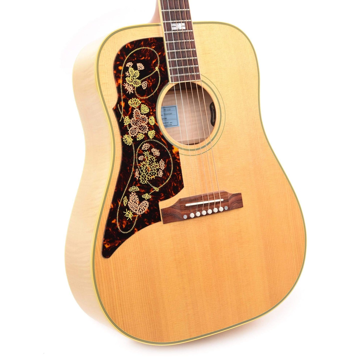 Epiphone USA Frontier Antique Natural LEFTY w/Pickup Acoustic Guitars / Left-Handed