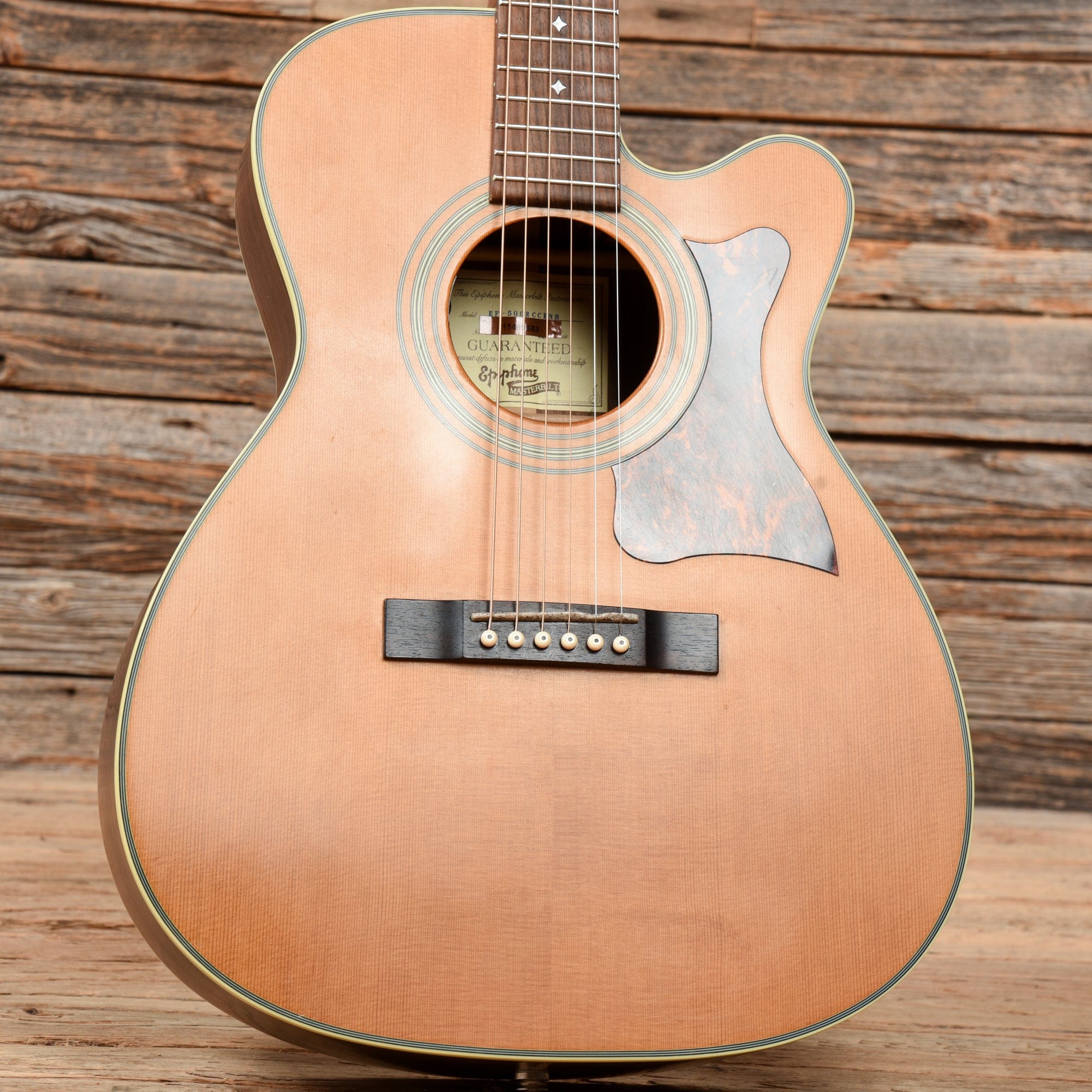Epiphone EF 500RCCENS Natural Acoustic Guitars / OM and Auditorium